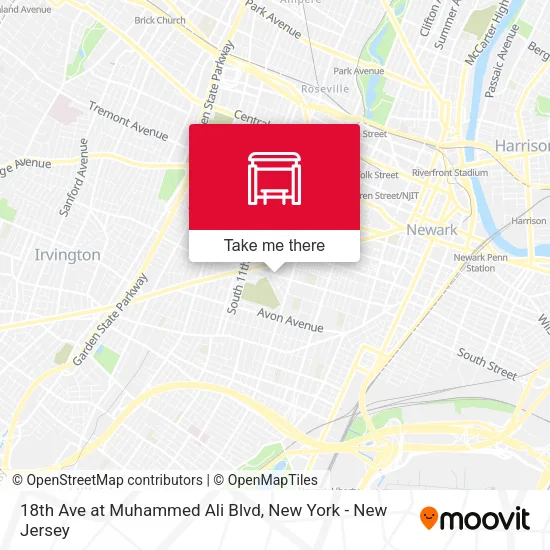 18th Ave at Muhammed Ali Blvd map