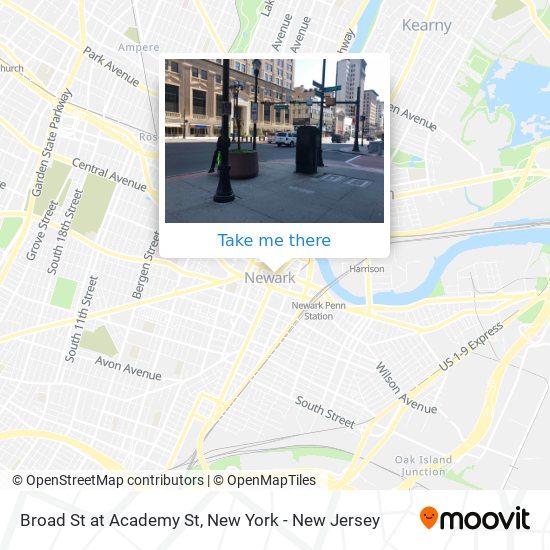 Broad St at Academy St map