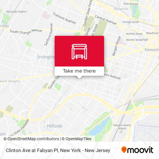 Mapa de Clinton Ave at Fabyan Pl
