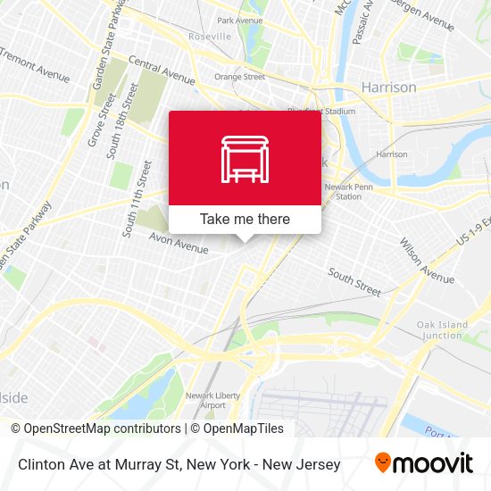 Clinton Ave at Murray St map