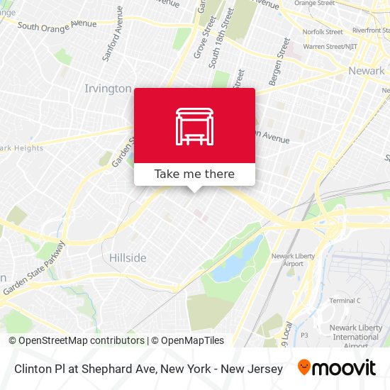 Mapa de Clinton Pl at Shephard Ave