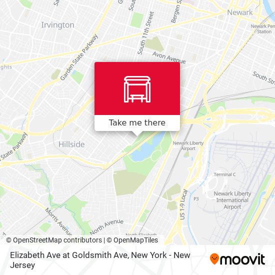 Mapa de Elizabeth Ave at Goldsmith Ave