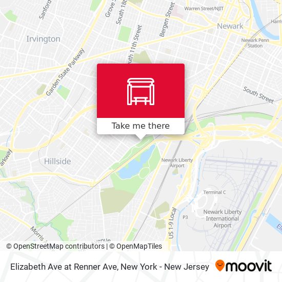 Elizabeth Ave at Renner Ave map