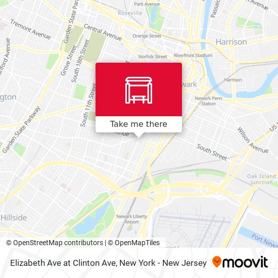 Mapa de Elizabeth Ave at Clinton Ave