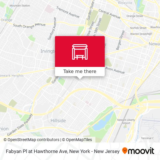 Mapa de Fabyan Pl at Hawthorne Ave
