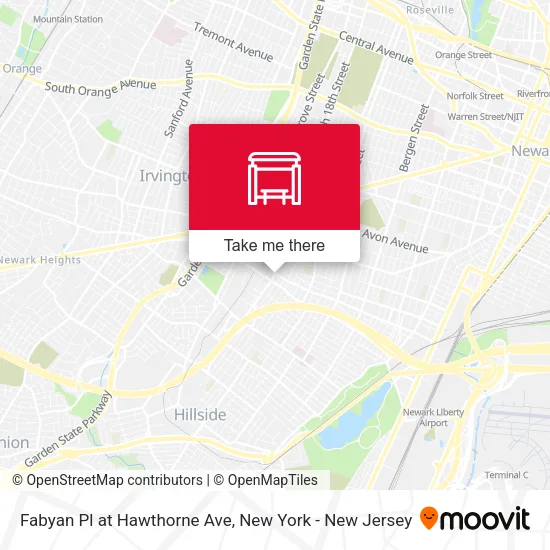 Mapa de Fabyan Pl at Hawthorne Ave