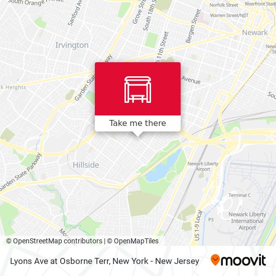 Mapa de Lyons Ave at Osborne Terr