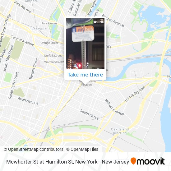 Mapa de Mcwhorter St at Hamilton St