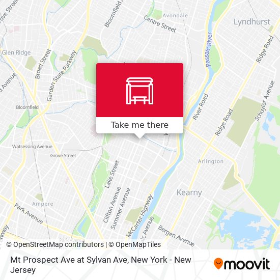 Mapa de Mt Prospect Ave at Sylvan Ave