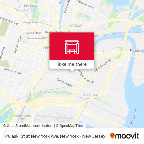 Mapa de Pulaski St at New York Ave