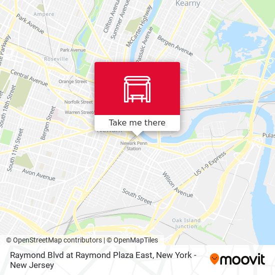 Mapa de Raymond Blvd at Raymond Plaza East