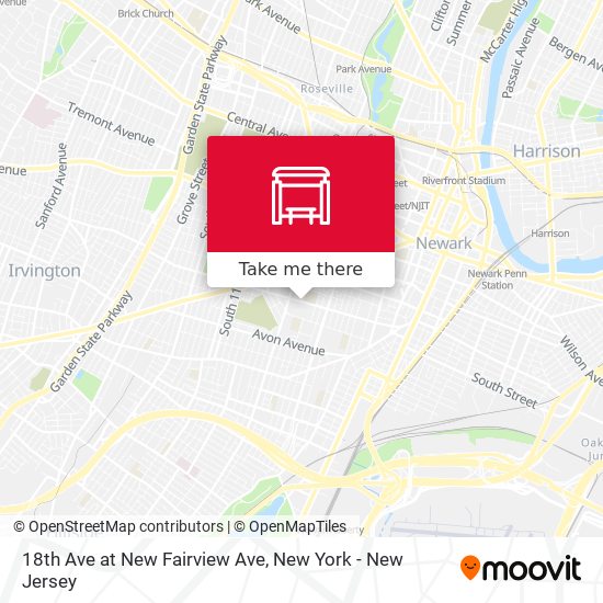 18th Ave at New Fairview Ave map