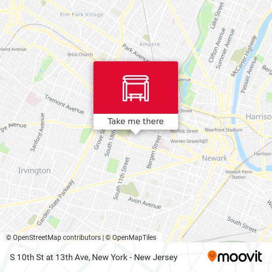 Mapa de S 10th St at 13th Ave