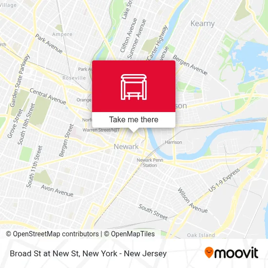 Broad St at New St map