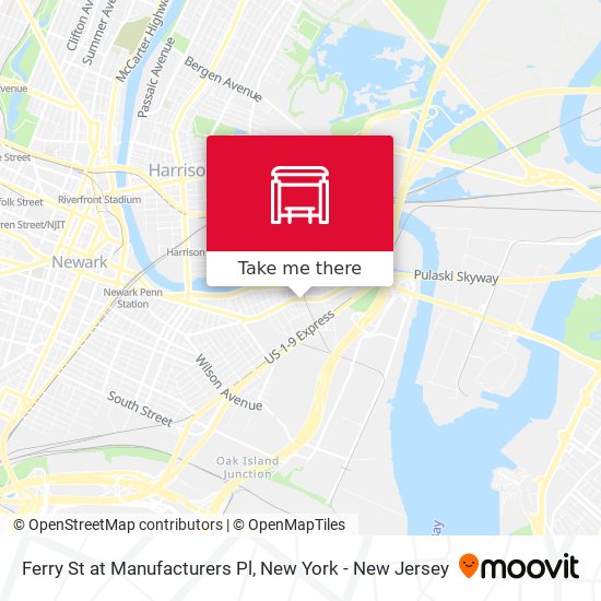 Ferry St at Manufacturers Pl map