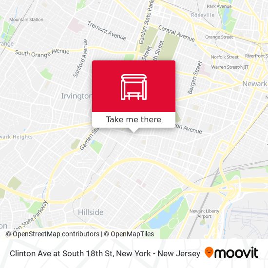 Mapa de Clinton Ave at South 18th St