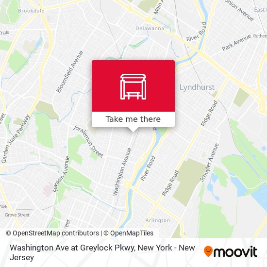 Washington Ave at Greylock Pkwy map
