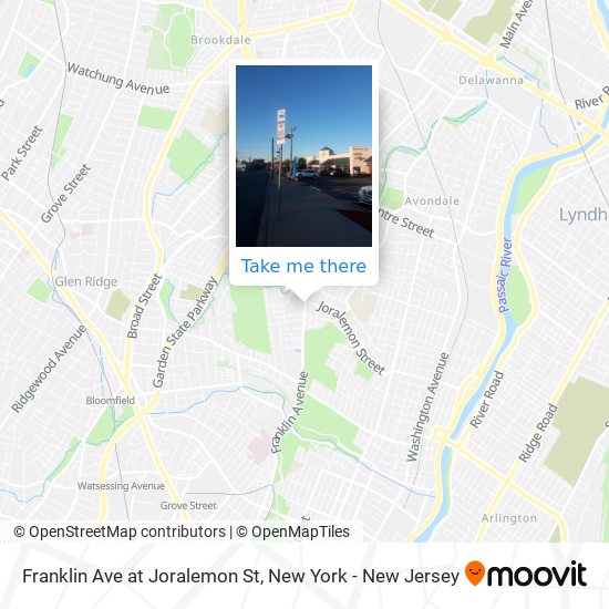 Franklin Ave at Joralemon St map