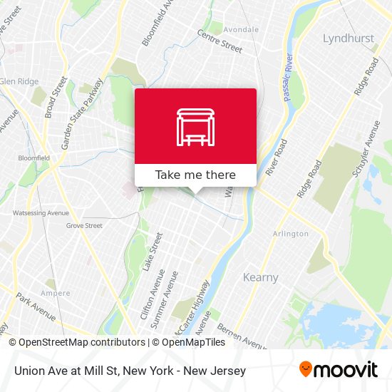 Mapa de Union Ave at Mill St