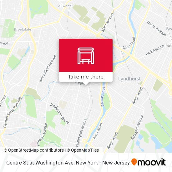 Mapa de Centre St at Washington Ave