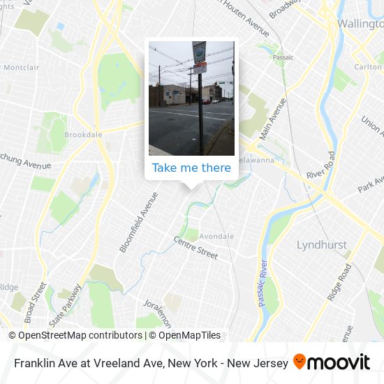 Mapa de Franklin Ave at Vreeland Ave