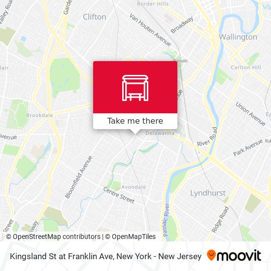 Mapa de Kingsland St at Franklin Ave
