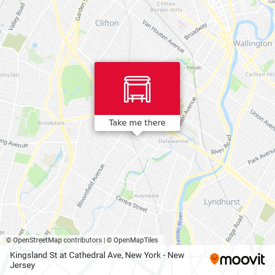 Kingsland St at Cathedral Ave map