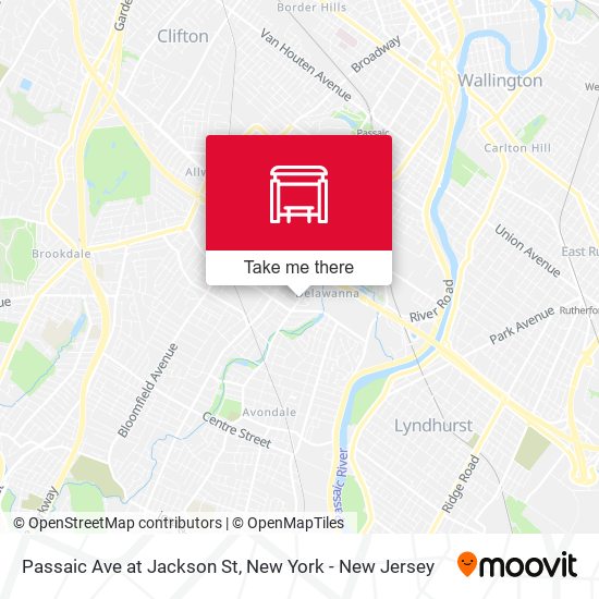 Mapa de Passaic Ave at Jackson St