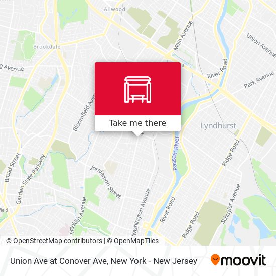 Mapa de Union Ave at Conover Ave