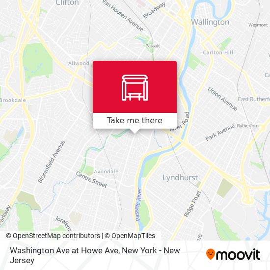 Mapa de Washington Ave at Howe Ave