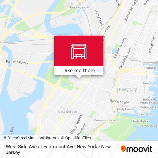 Mapa de West Side Ave at Fairmount Ave