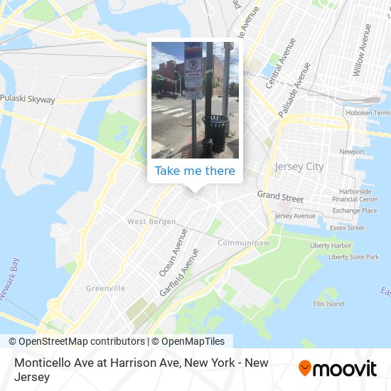 Mapa de Monticello Ave at Harrison Ave