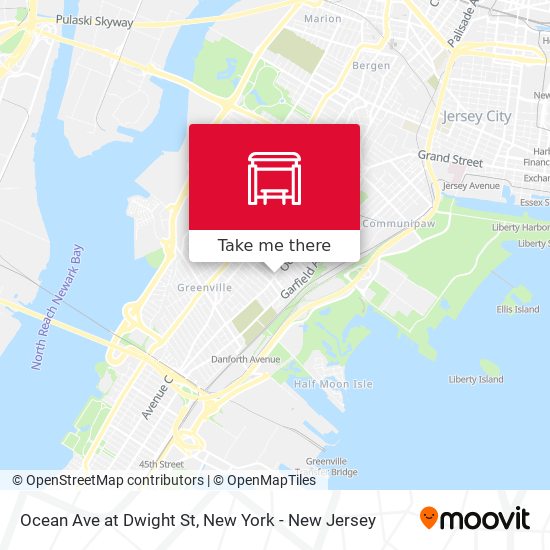 Mapa de Ocean Ave at Dwight St