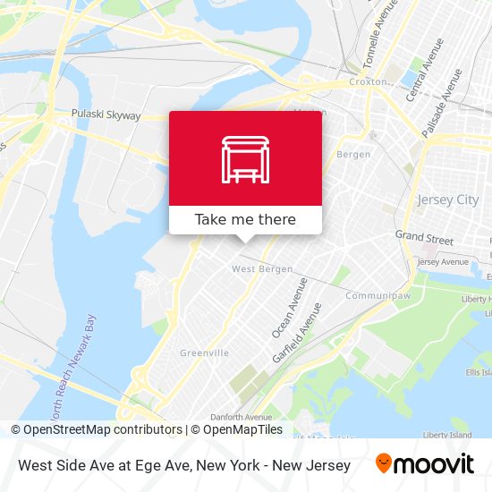 Mapa de West Side Ave at Ege Ave