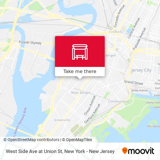 Mapa de West Side Ave at Union St
