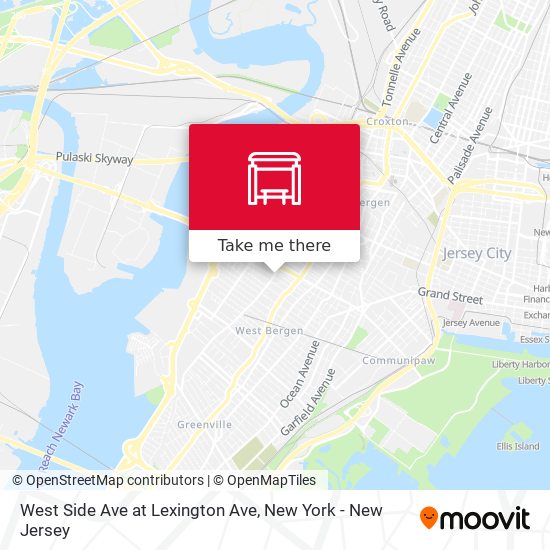 Mapa de West Side Ave at Lexington Ave