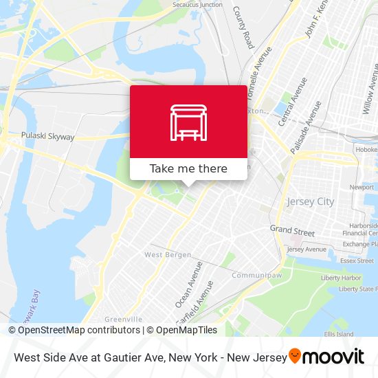 Mapa de West Side Ave at Gautier Ave