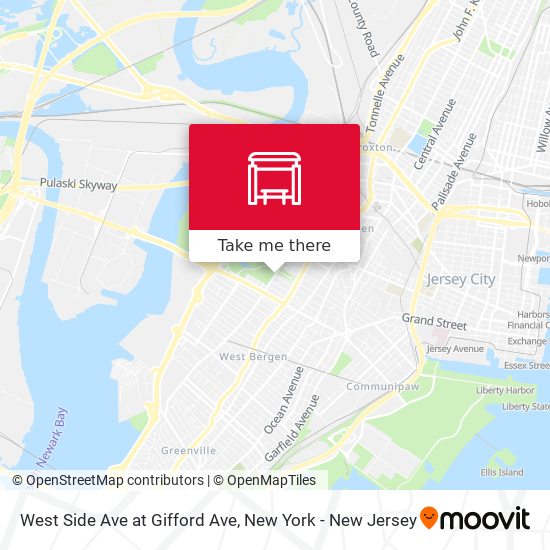 Mapa de West Side Ave at Gifford Ave