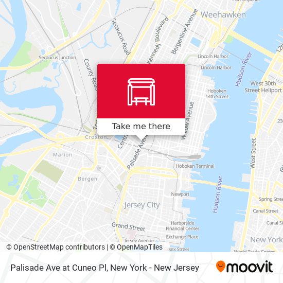 Mapa de Palisade Ave at Cuneo Pl