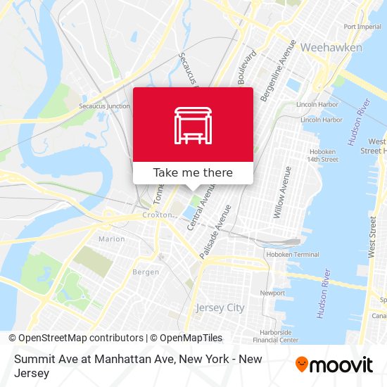 Mapa de Summit Ave at Manhattan Ave
