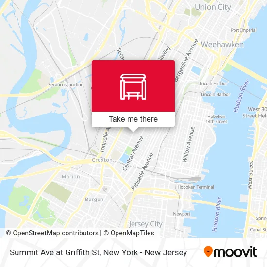 Summit Ave at Griffith St map