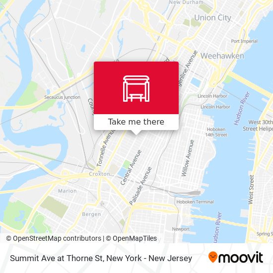 Mapa de Summit Ave at Thorne St