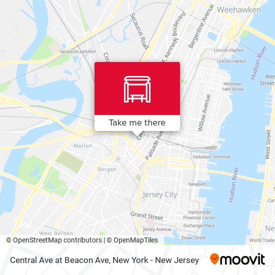 Mapa de Central Ave at Beacon Ave