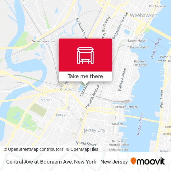 Mapa de Central Ave at Booraem Ave