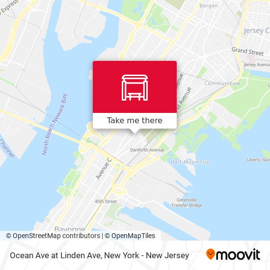 Mapa de Ocean Ave at Linden Ave