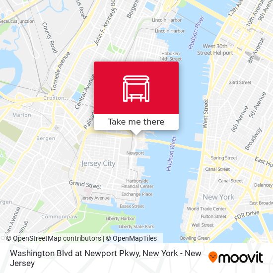 Washington Blvd at Newport Pkwy map