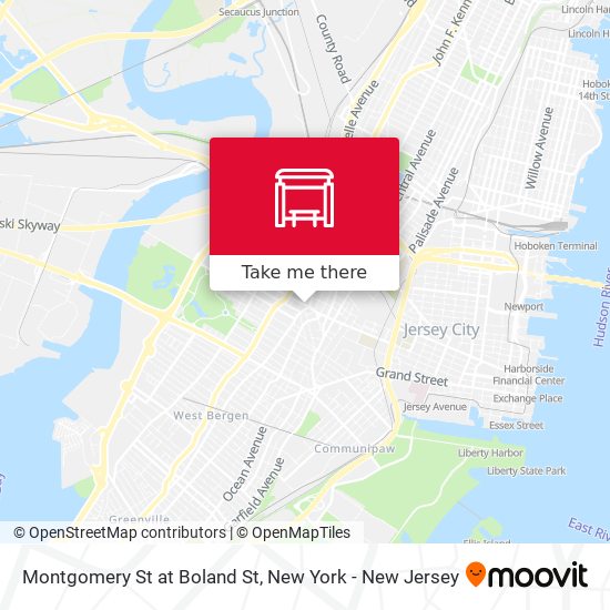 Mapa de Montgomery St at Boland St
