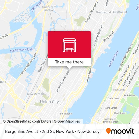 Mapa de Bergenline Ave at 72nd St