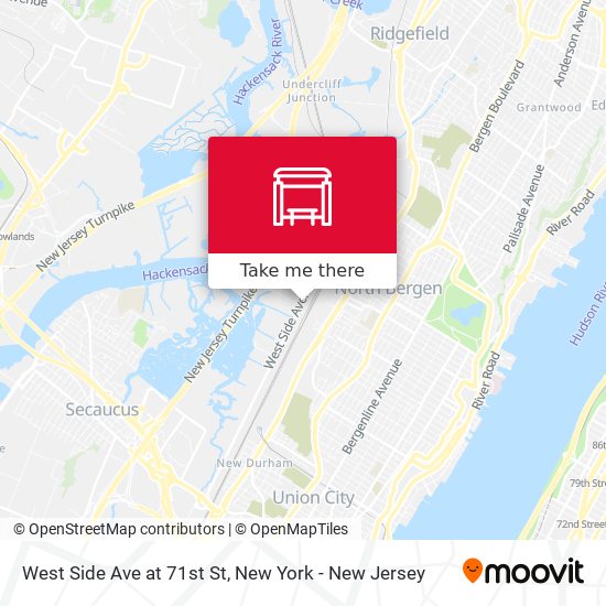 Mapa de West Side Ave at 71st St