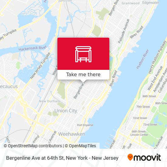 Mapa de Bergenline Ave at 64th St